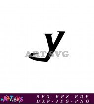 Letter Y Harry Potter Style SVG File 2