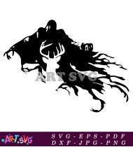 Harry Potter Death Eater Silhouette Vector Art SVG 1