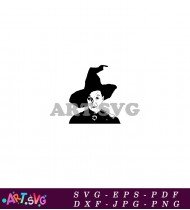 Harry Potter Professor McGonagall Silhouette SVG