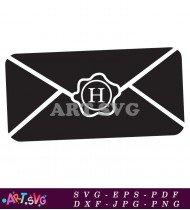 Harry Potter Envelope Hogwarts Letter Mail SVG