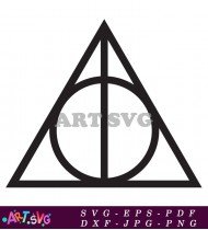 Harry Potter Symbol The Deathly Hallows Symbol SVG