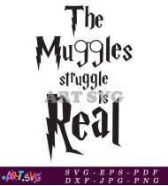 Muggle Harry Potter Magic Concept Art SVG