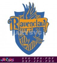 Ravenclaw Hogwarts Crest SVG