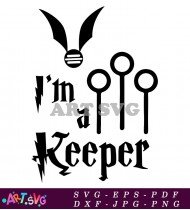 I'm A Keeper Harry Potter SVG