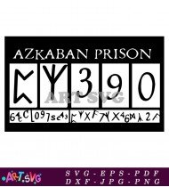 Azkaban Prison Harry Potter Fantasy Art SVG