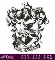 Ravenclaw House Crest Hogwarts Crest SVG