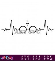 Magical Glasses Heartbeat Love Heartbeat SVG