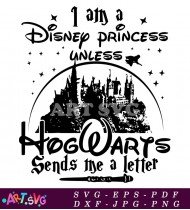 Disney Princess Hogwarts I Am A SVG