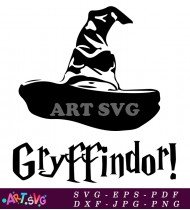 Gryffindor House Crest Hogwarts School Symbol SVG