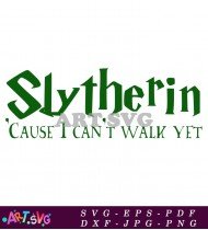 Slytherin House Hogwarts Quote Serpent Logo SVG