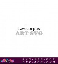 Harry Potter Levicorpus Spell Quote SVG 1