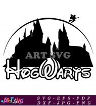 Hogwarts School of Witchcraft and Wizardry Logo SVG 3