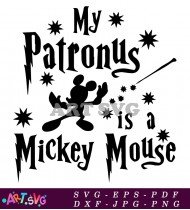 My Patronus Is A Mickey Mouse SVG