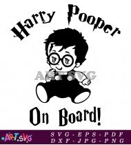 Harry Potter On Board Train Journey SVG