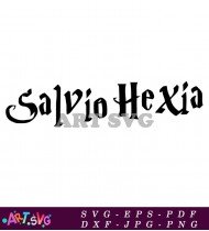 Salvia Hexia Harry Potter Wizard Spell SVG