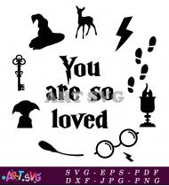 You Are So Loved Harry Potter SVG 3