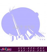 Purple Witch Halloween SVG Cut File