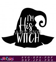 His Witch Halloween Design SVG Cut File