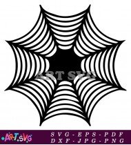 Halloween Spider Web SVG Design File 1