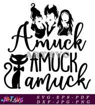 A Muack Hocus Pocus Halloween SVG Design