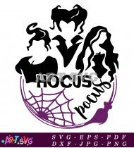 Hocus Pocus Spell Book With Cobwebs Clipart SVG