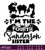 Fourth Sanderson Sister Halloween SVG File Design 1