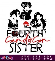 Fourth Sister Hocus Pocus Witches Design SVG 1