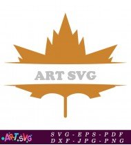 Autumn Fall Leaf Vector Graphic SVG 1