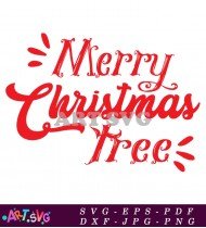 Christmas Tree Merry Christmas Tree SVG