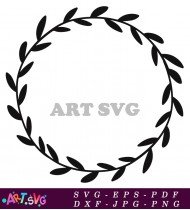 Christmas Wreath SVG Design For Holiday