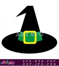 Witch Hat Elf Christmas Ornament Design SVG Cut File 1