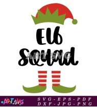 Elf Squad Christmas Ornament Design SVG Cut File 2