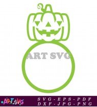 Halloween Pumpkin Silhouette Clipart For Graphic Design SVG