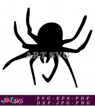 Halloween Spider Clip Art Image Design Template SVG