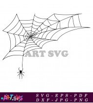 Halloween Web Silhouette For Graphic Design Clip Art SVG