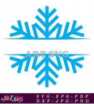 Snowflake Vector Illustration For Crafting Projects SVG