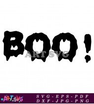 Boo Halloween Design SVG