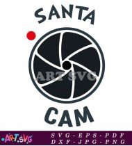 Santa Cam Design SVG