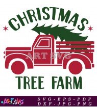 Christmas Tree Farm Cut File Svg SVG