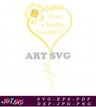 Softball Moms It's Not A Game Design SVG