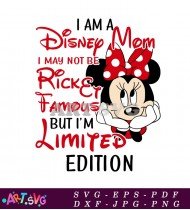 Disney Mom Limited Edition T-Shirt Design SVG