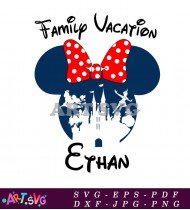 Family Vacation Disney Christmas Graphic Vector SVG