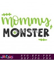 Mommy Monster Christmas Graphic Holiday Design SVG 1