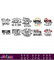 Mom Life SVG Design For Shirts 1