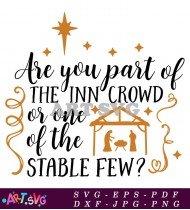 Are You Part Of The Inn Crowd Svg SVG