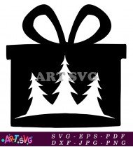 Christmas Present Box Design For Svg Cutter SVG