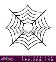 Black And White Spider Web Clip Art SVG