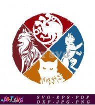 House Stark Sigil House Targaryen Game Of Thrones SVG