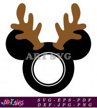 Grinch Mickey Christmas Ornament SVG 5