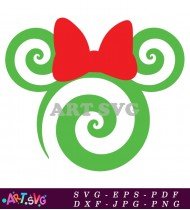 Green Christmas Ornament SVG File Download